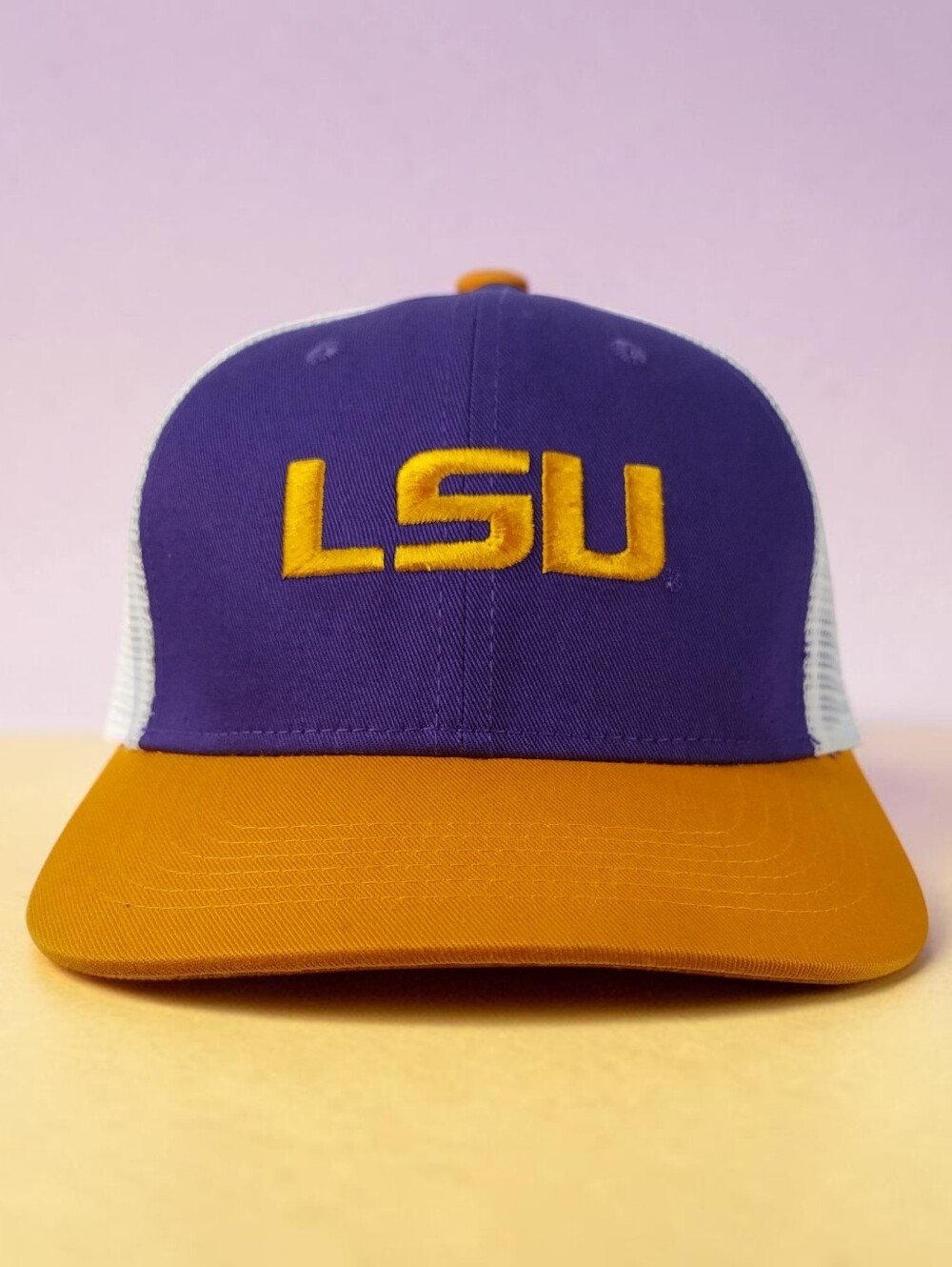 LSU Tigers Trucker Mesh Snapback Hat Football Team Gear